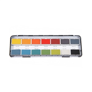 Decopotterycolour Lite Akvarel farvesæt, 14 farver